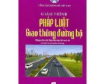 GIÁO TRÌNH PHÁP LUẬT GIAO THÔNG ĐƯỜNG BỘ